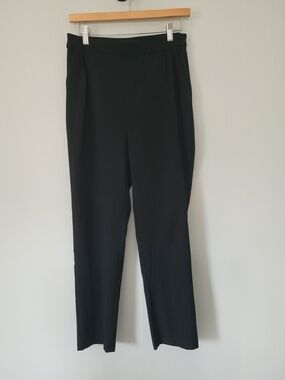Lulu's Sleek Black Tailored Trousers